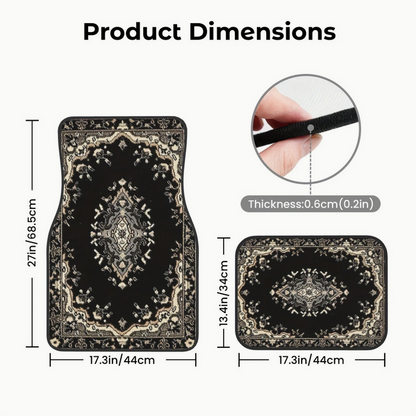 Silk Black Mat